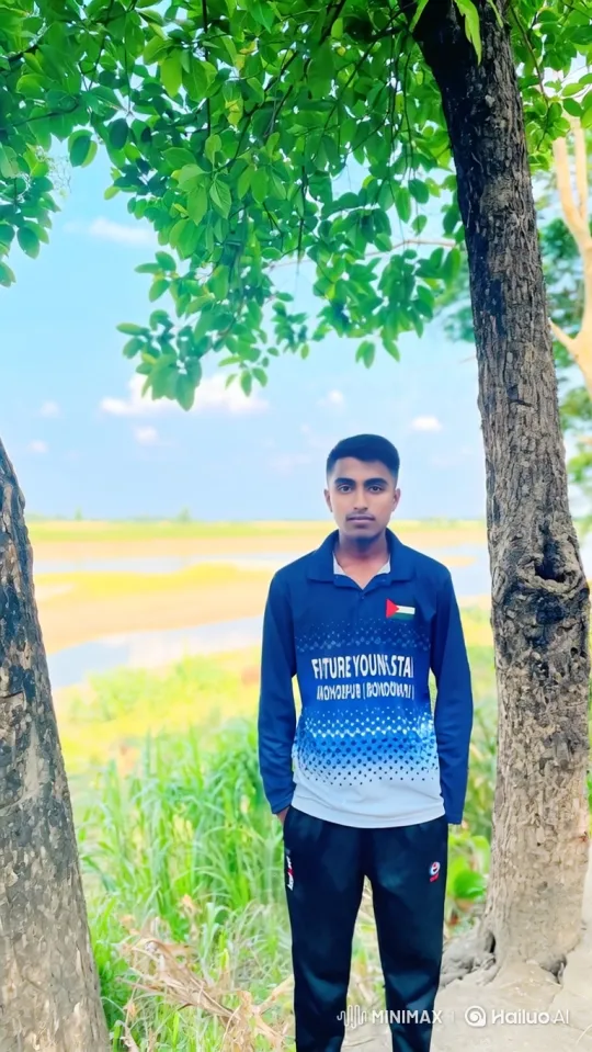 Peaceful Young Man Amidst Natural Serenity – AI Generated Video | Hailuo AI