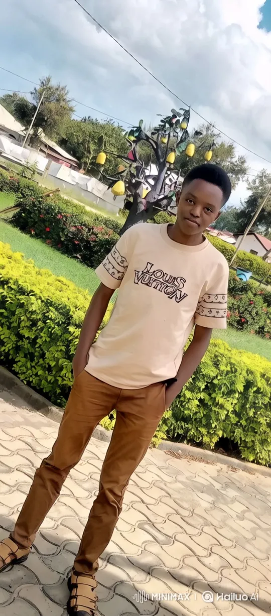 Young Man in Designer Outfit at Serene Park – AI Generated Video | Hailuo AI