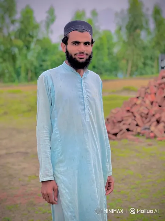 Young Man Walks Steadily Across Green Field – AI Generated Video | Hailuo AI