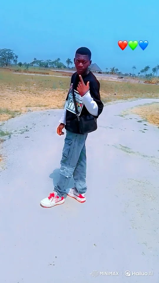 Young Black Man Walking on Path with Camera Tracking – AI Generated Video | Hailuo AI