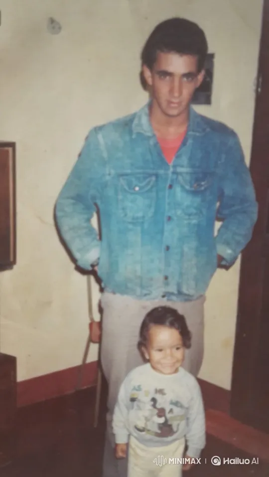 Vintage-Style Video of a Young Man and Child – AI Generated Video | Hailuo AI