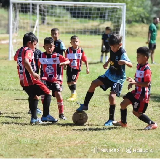 Youth Soccer Game: Skillful Dribble and Evade – AI Generated Video | Hailuo AI