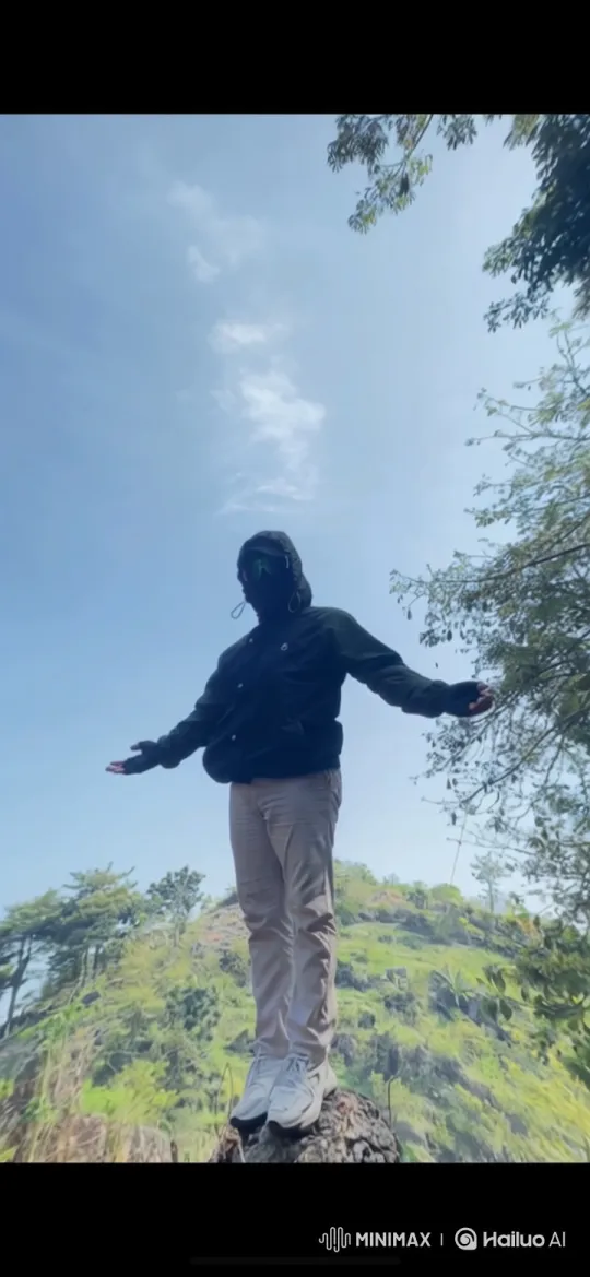 Triumphant Climb to Cosmic View of Earth – AI Generated Video | Hailuo AI
