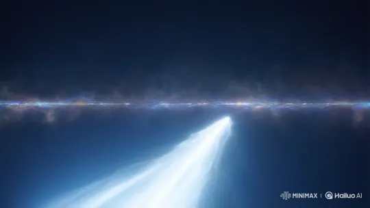 Cosmic Collision: Energy Beam Explodes Universal Barrier – AI Generated Video | Hailuo AI