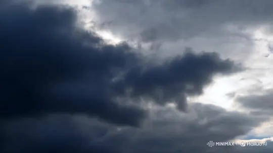 Radiant Sky: Break of Light Through Storm Clouds – AI Generated Video | Hailuo AI