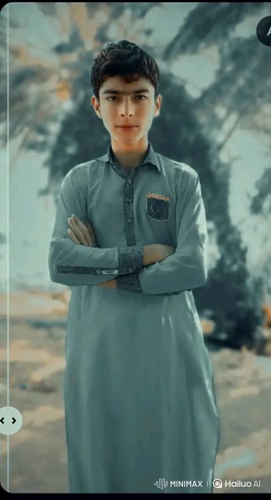 Young Man's Relaxed Transformation in Slow-Close Portrait – AI Generated Video | Hailuo AI