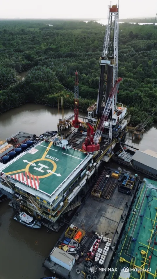 Oil Rig to Earth: A Cinematic Journey from the Forest to Space – AI Generated Video | Hailuo AI