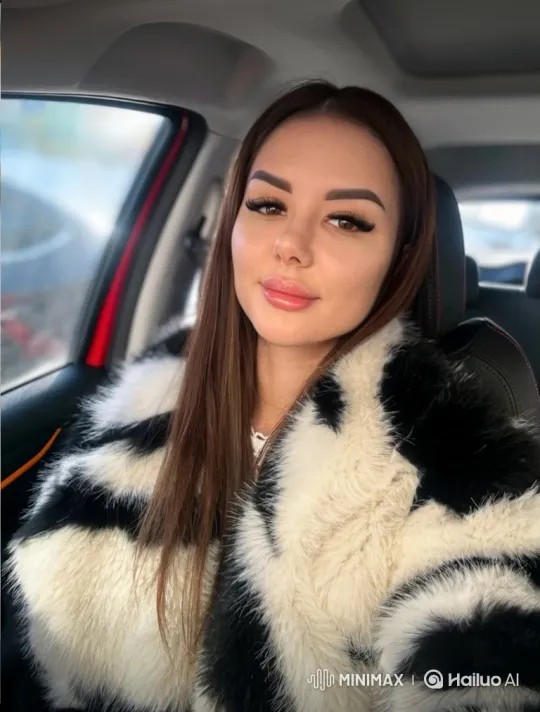 Woman Expresses Love Affectionately in Car Video – AI Generated Video | Hailuo AI