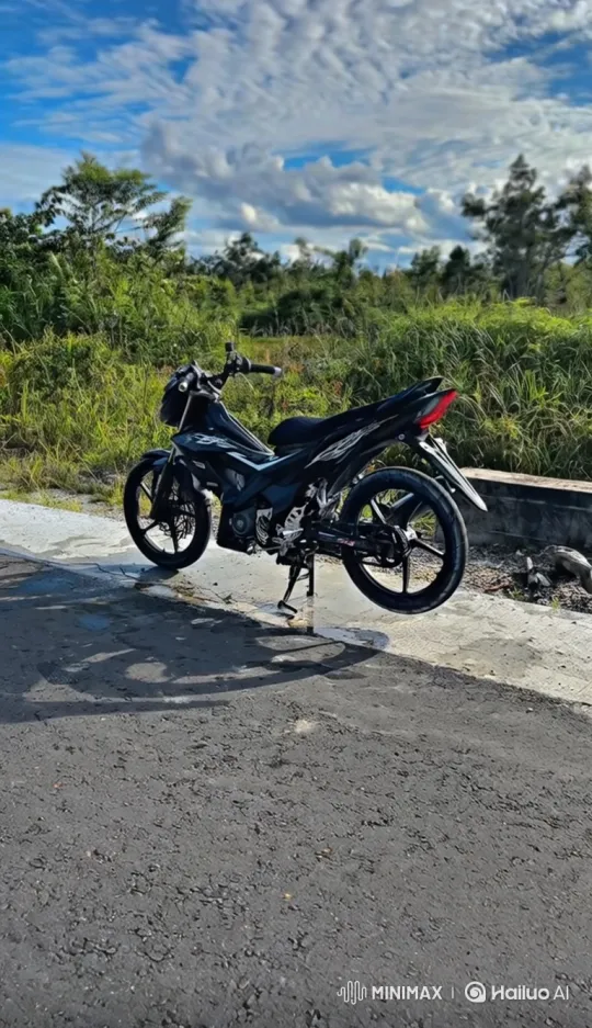 Earth from Space: Motorcycle Journey Through Nature and Cosmos – AI Generated Video | Hailuo AI