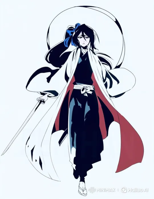 Female Warrior in Dynamic, Icy Ethereal Wallpaper – AI Generated Video | Hailuo AI