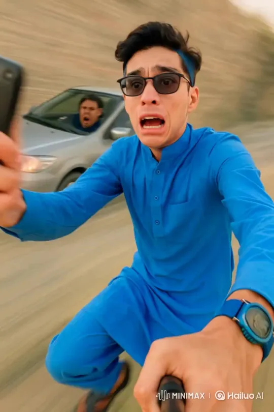 Boy Drives Car Recklessly – AI Generated Video | Hailuo AI
