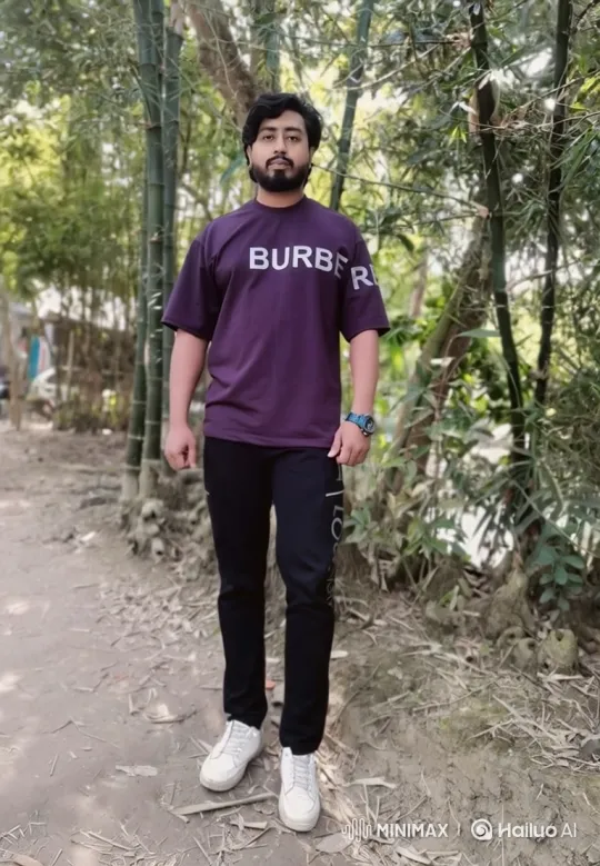 Man Boards Luxury Sedan in Bamboo Forest Setting – AI Generated Video | Hailuo AI