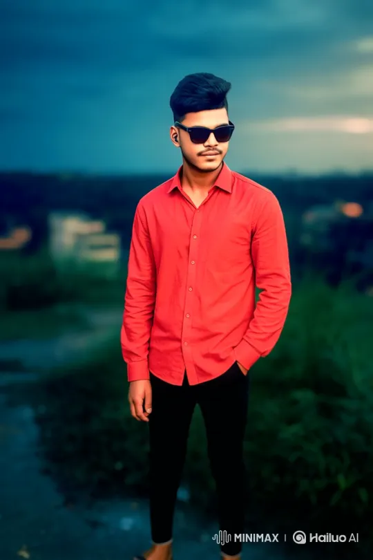 Stylish Young Man Showcases Confidence and Style – AI Generated Video | Hailuo AI