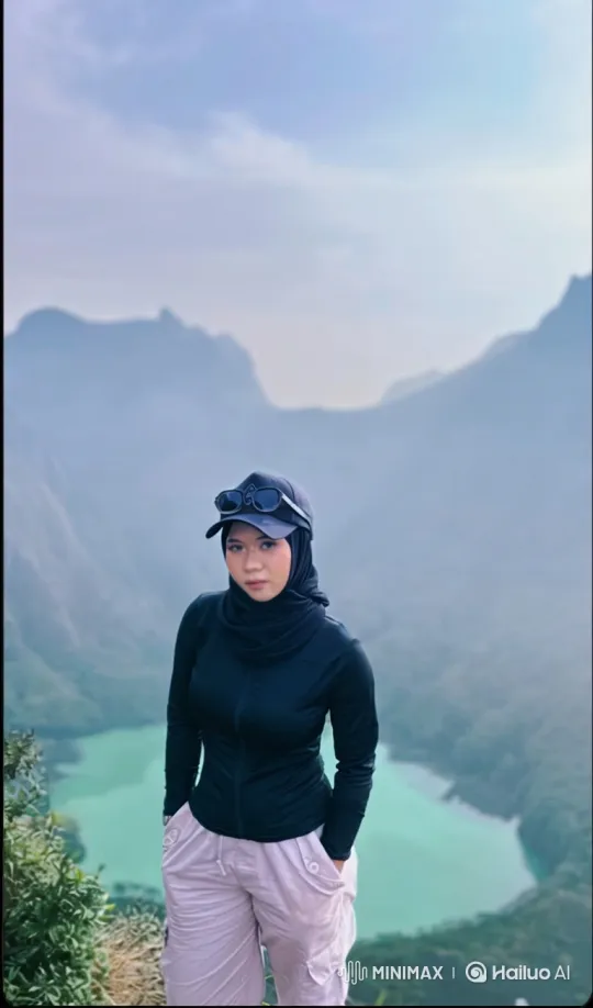 Panoramic Zoom-Out from Mountain Peak to Earth in Space – AI Generated Video | Hailuo AI