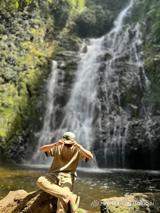 Journey from Mountain Waterfall to Earth from Space – AI Generated Video | Hailuo AI