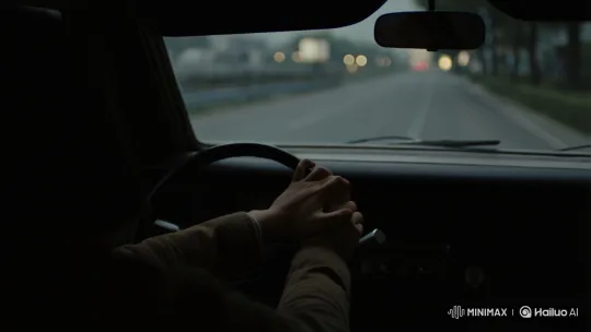 Quiet Motion: A Calm Drive Inspired by 'Drive My Car' – AI Generated Video | Hailuo AI