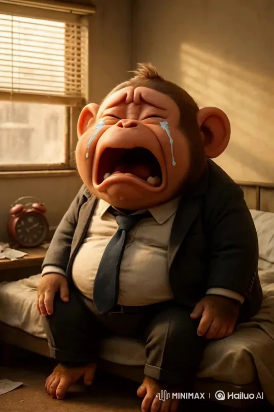 Monkey Endures Life of Pain – AI Generated Video | Hailuo AI
