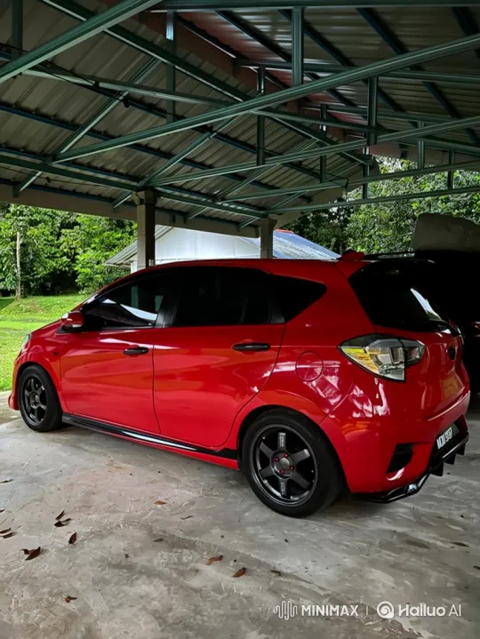 Red Hatchback Transforms with Air Suspension – AI Generated Video | Hailuo AI