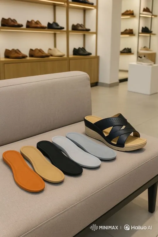 Contemporary Shoe Store Display with Dynamic Camera Movement – AI Generated Video | Hailuo AI