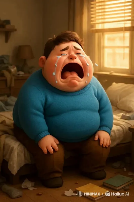 Animated Short: Struggle of a Struggling Main Character – AI Generated Video | Hailuo AI