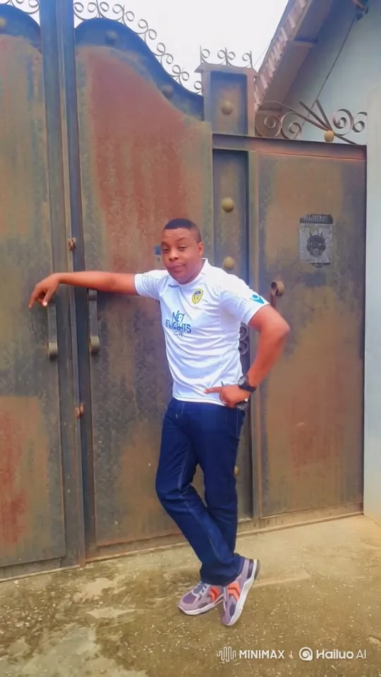 Man in White T-Shirt Enters Car by Metal Gate – AI Generated Video | Hailuo AI