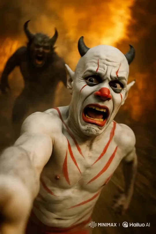 Left Boy Escapes Evil Deep Web Clown's Hanging Plot – AI Generated Video | Hailuo AI