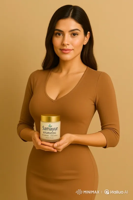 Luxurious Woman Uses Samayur Ayurvedic Cream – AI Generated Video | Hailuo AI