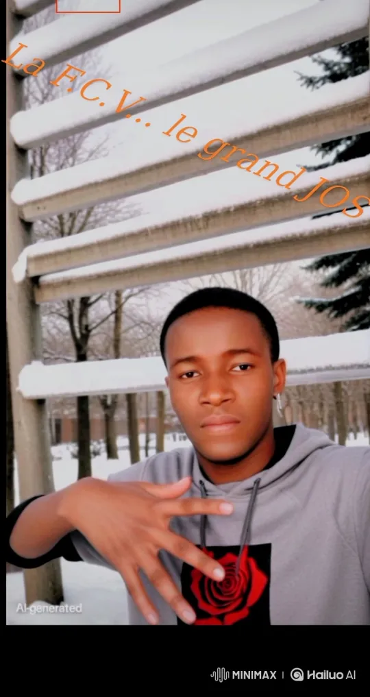 Young Man Enters Luxury Car in Snowy Park – AI Generated Video | Hailuo AI