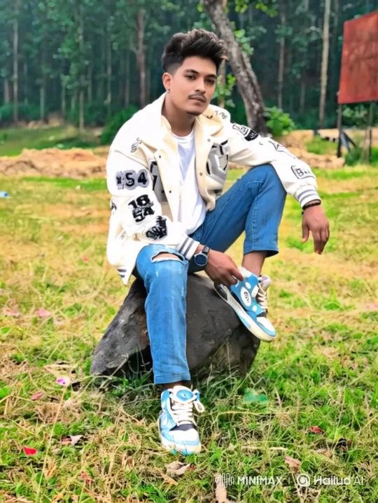 Young Man in Varsity Jacket Drives Luxury Sedan – AI Generated Video | Hailuo AI
