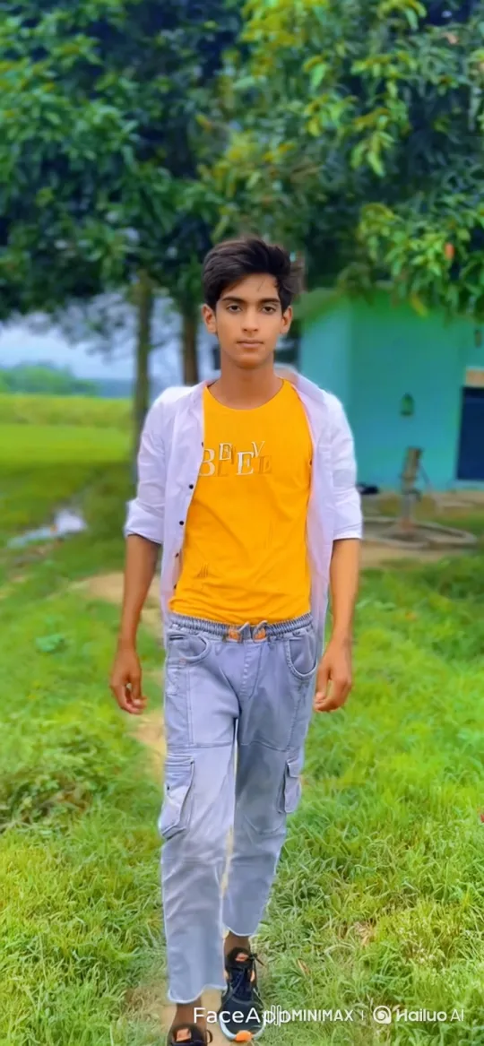 Young Man in White Confronts and Mounts Majestic Horse – AI Generated Video | Hailuo AI