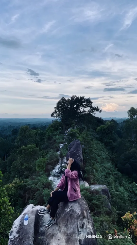 Epic Panorama: Woman on Mountain to Earth from Space – AI Generated Video | Hailuo AI