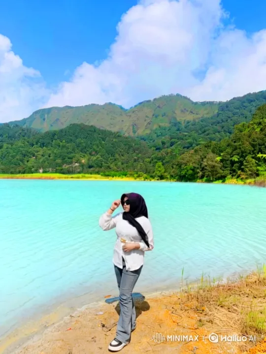 Epic Zoom Out: From Woman by Lake to Earth from Space – AI Generated Video | Hailuo AI