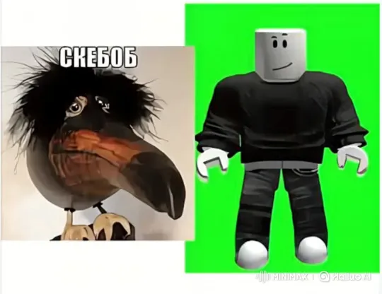 Animated Fight Between Skebob and roblox_egor Destroys Worlds – AI Generated Video | Hailuo AI