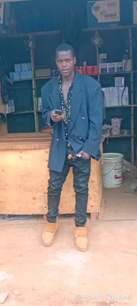 Young Man in Parts Shop Plays Tambourine – AI Generated Video | Hailuo AI