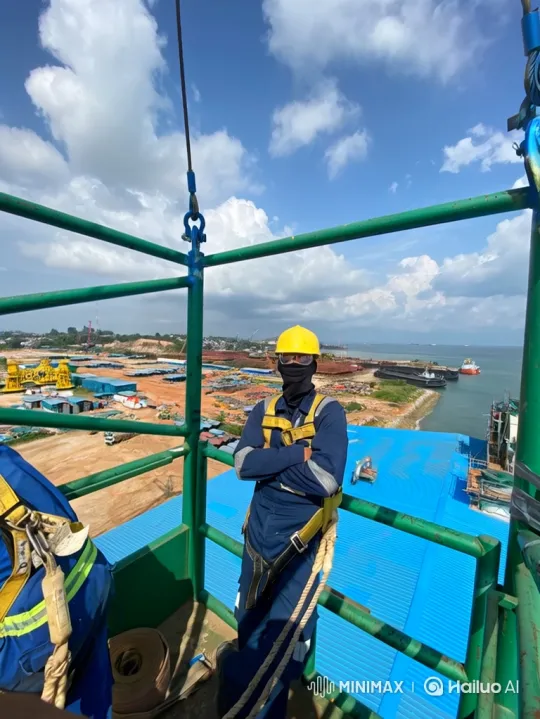 Worker's Perspective: Earth from Industrial Port to Space – AI Generated Video | Hailuo AI