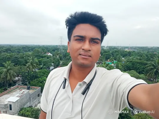 Young Man Takes Selfie on Rooftop with Expansive View – AI Generated Video | Hailuo AI