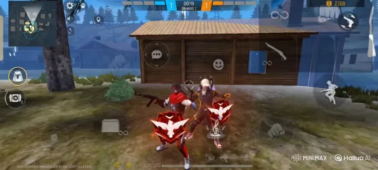 Two Characters Stand Firm in Expansive Game Landscape – AI Generated Video | Hailuo AI