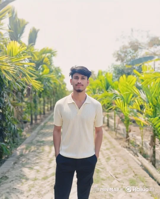 Young Man Drives Luxury Rolls-Royce Down Palm-Lined Path – AI Generated Video | Hailuo AI