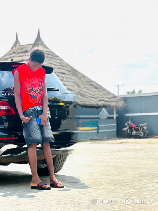 Young Man Exchanges Car with Lexus in Paved Area – AI Generated Video | Hailuo AI