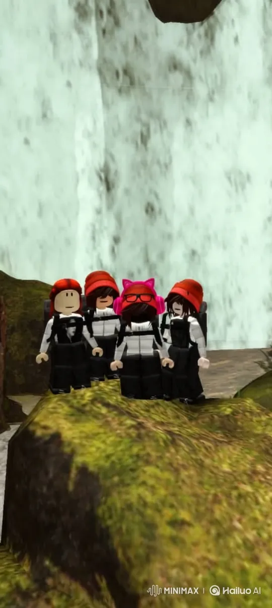 Roblox Avatars Stand at the Edge of the Earth – AI Generated Video | Hailuo AI