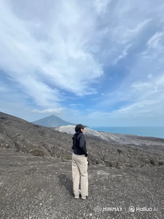 Journey from Volcano to Earth's Orbit: A Cinematic Panorama – AI Generated Video | Hailuo AI