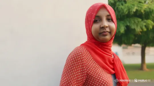 Woman in Hijab Drives Away Calmly in Modest Sedan – AI Generated Video | Hailuo AI