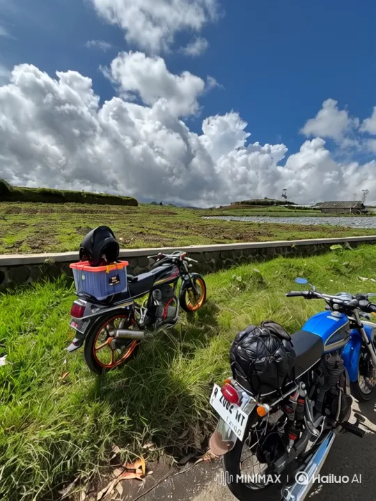 Motorcycles to Earth: A Journey from Mountains to Space – AI Generated Video | Hailuo AI