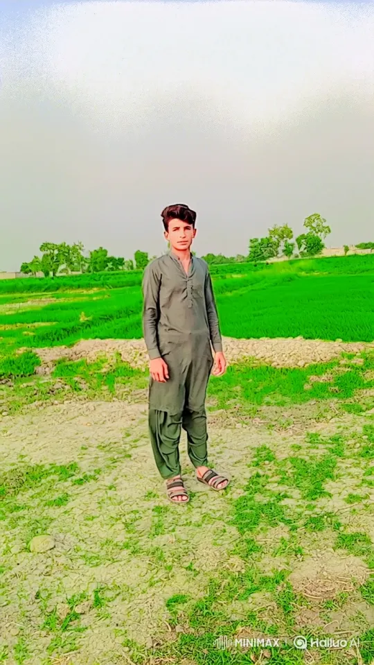 Young Man Enters Pickup, Drives Across Field – AI Generated Video | Hailuo AI
