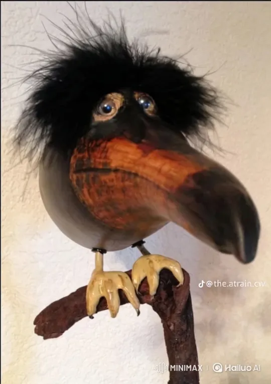 Bird-like Sculpture Flies into Whimsical House – AI Generated Video | Hailuo AI