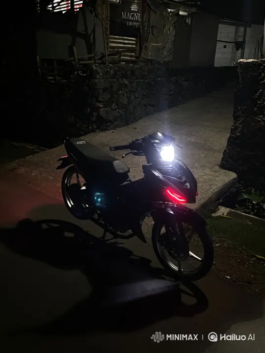 Night Motorcycle to Cosmic Earth Panorama – AI Generated Video | Hailuo AI