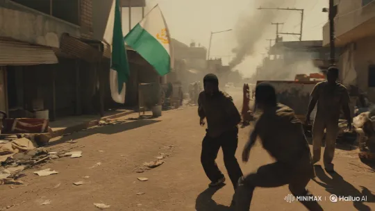 Fighting for Freedom: A Dynamic Duo in Nigeria – AI Generated Video | Hailuo AI