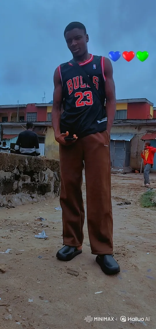 Young Man in Bulls Jersey Drives Through Residential Area – AI Generated Video | Hailuo AI