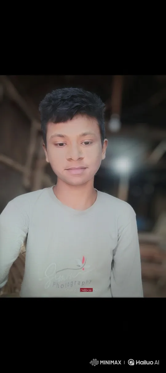 Young Man Transforms Mood from Pensive to Gentle Smile – AI Generated Video | Hailuo AI