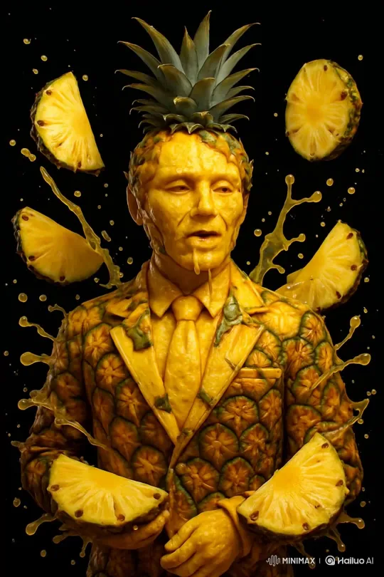 Tropical Fruits: Pineapple, Apple, Orange – AI Generated Video | Hailuo AI